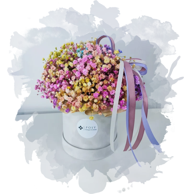 Posy Flowers kompozycja kwiatowa white